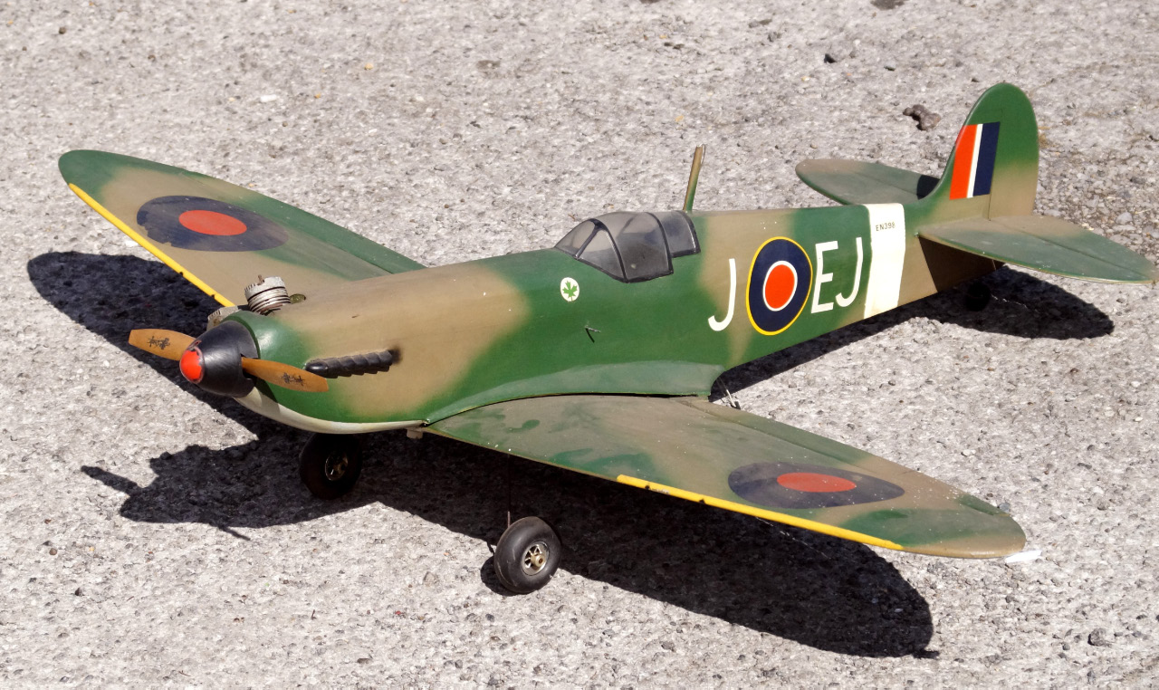 Appraisal: A radio controlled Spitfire bearing the tail markings of Johnny