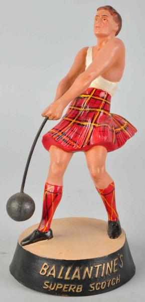 Appraisal: Ballantine Superb Scotch Advertising Figure s Original finish Condition Excellent