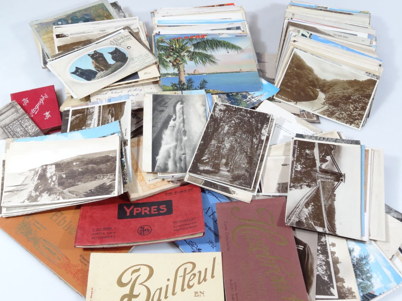 Appraisal: Various postcards early thC and later black and white and