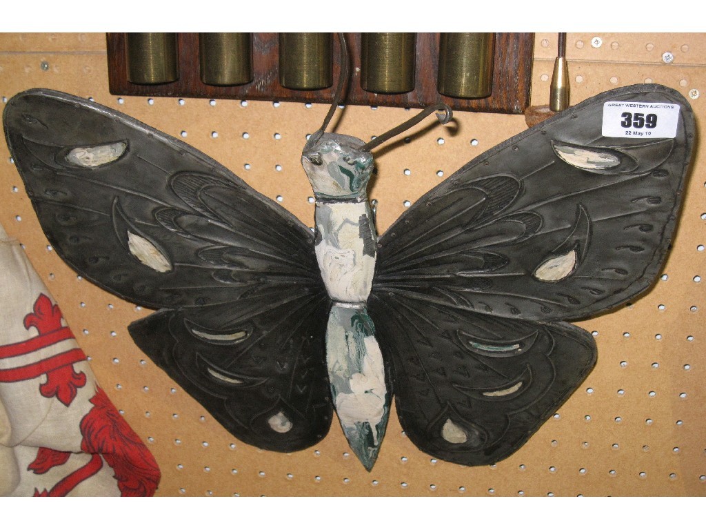 Appraisal: Pewter figure of butterfly