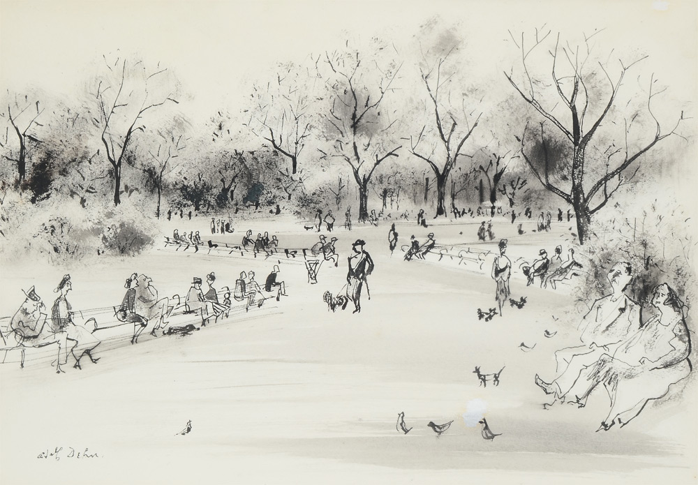 Appraisal: DEHN Adolf Arthur American - New York City Central Park