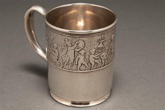 Appraisal: American silver cann Tiffany and Co New York early th