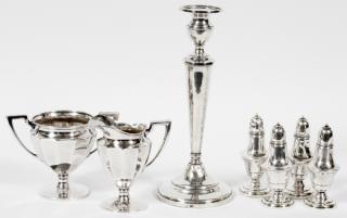 Appraisal: AMERICAN STERLING TABLEWARE SEVEN PIECES AMERICAN STERLING TABLEWARE SEVEN PIECES