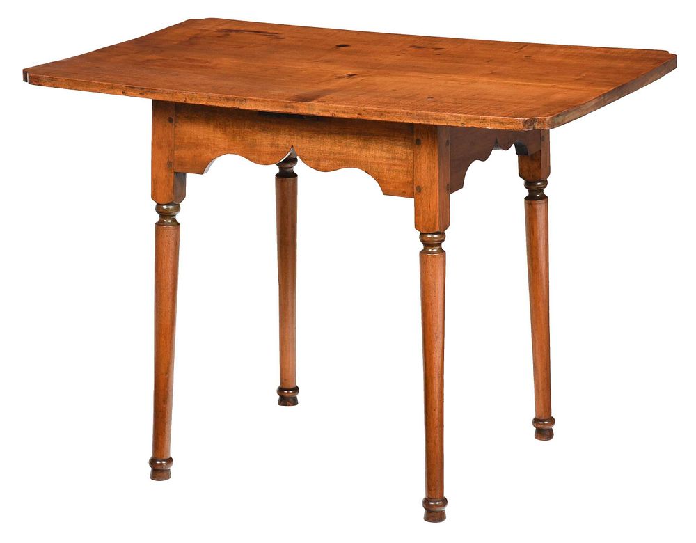 Appraisal: American Queen Anne Maple Tea Table New England th century