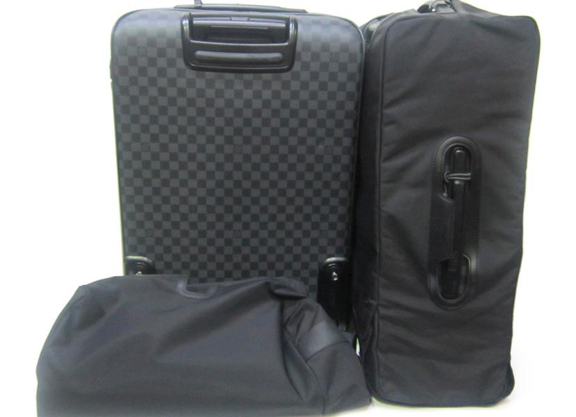 Appraisal: A PAIR OF LOUIS VUITTON PEGASE TROLLEY SUITCASES IN DAMIER