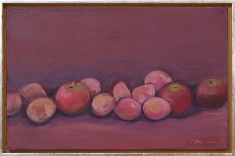 Appraisal: ELLEN ADLER b FRUIT Acrylic on canvas signed 'Ellen Adler'