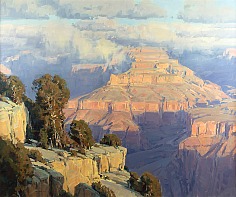 Appraisal: Scott Christensen Present Miles of Arizonaoil on canvas x in