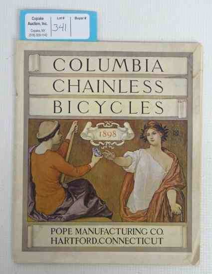 Appraisal: Columbia Chainless Bicycles catalog Good cond