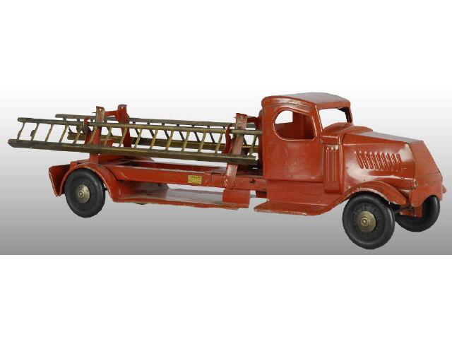 Appraisal: Pressed Steel Turner Mack Jr Series Ladder Truck Description Circa