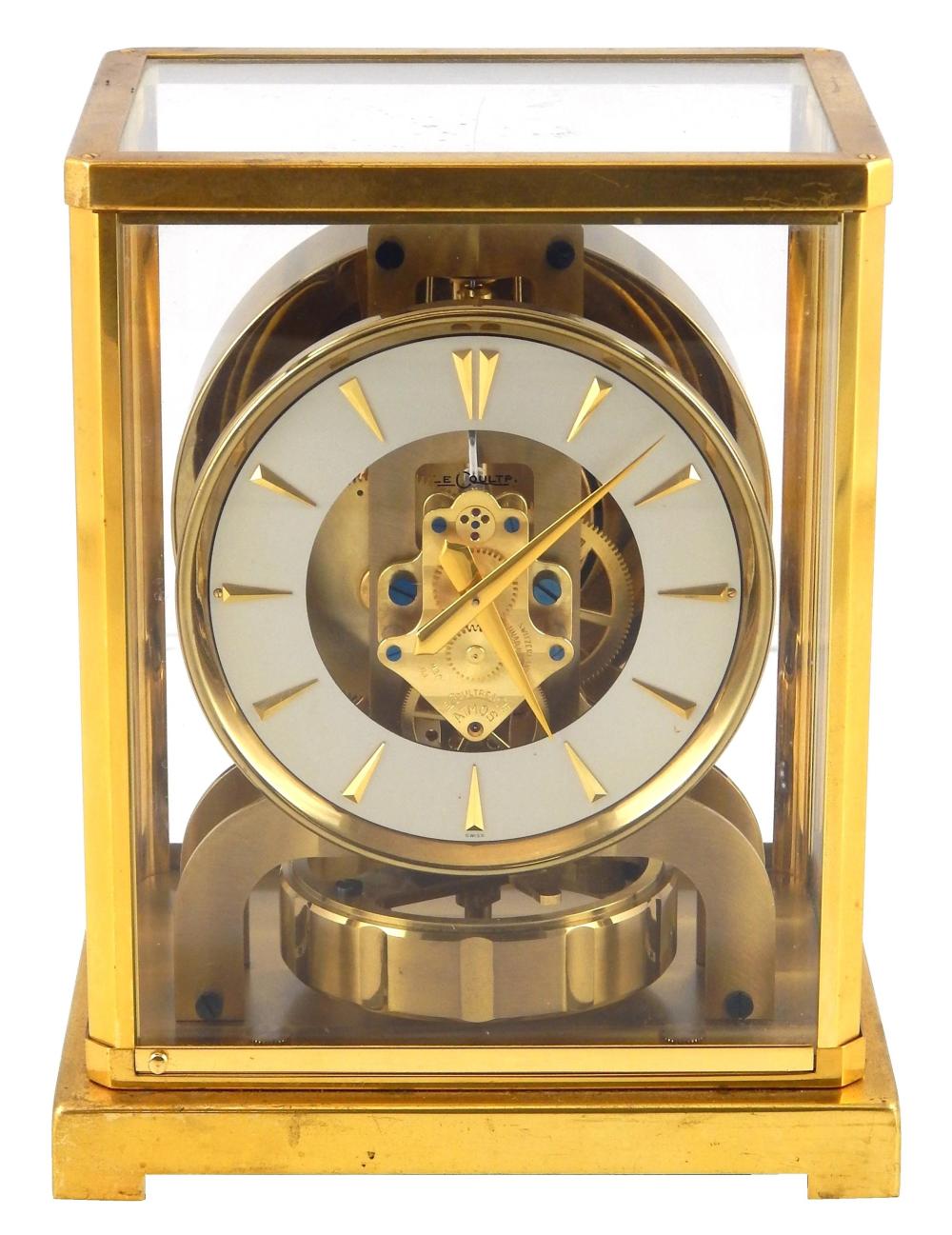 Appraisal: Le Coultre Atmos mantel clock Fifteen Jewels Swiss operates on