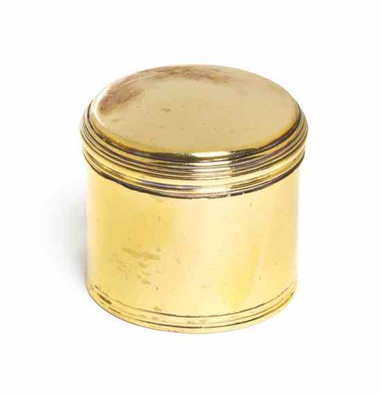 Appraisal: An English Gilt Silver Box John Riley London maker's mark