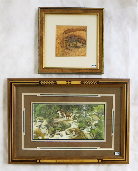 Appraisal: BEV DOOLITTLE TWO OFF-SET LITHOGRAPHS California born The Forest Has