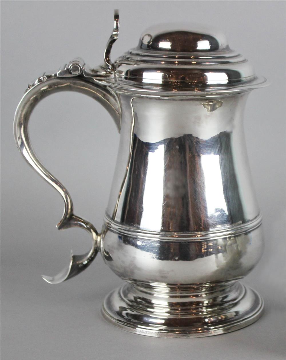 Appraisal: GEORGE III SILVER TANKARD LONDON W J PRIEST fully marked