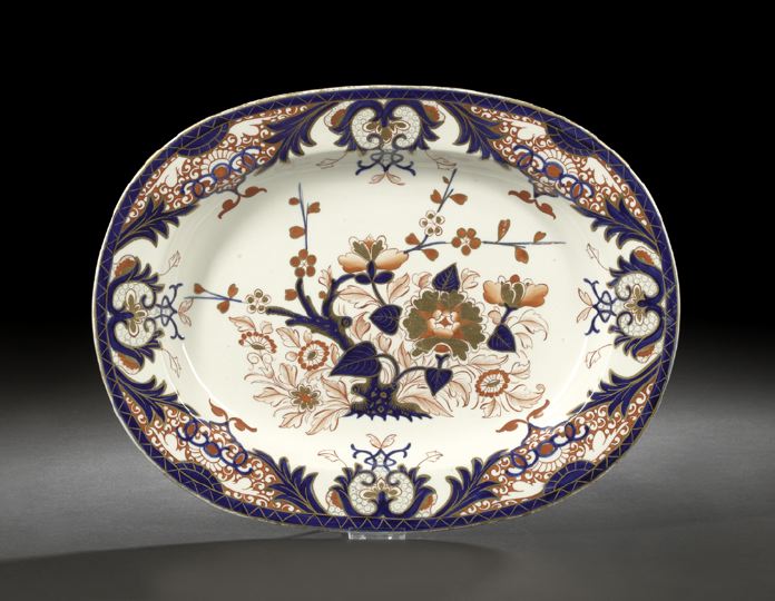 Appraisal: Attractive Regency Derby Porcelain Platter in the Old Japan Pattern