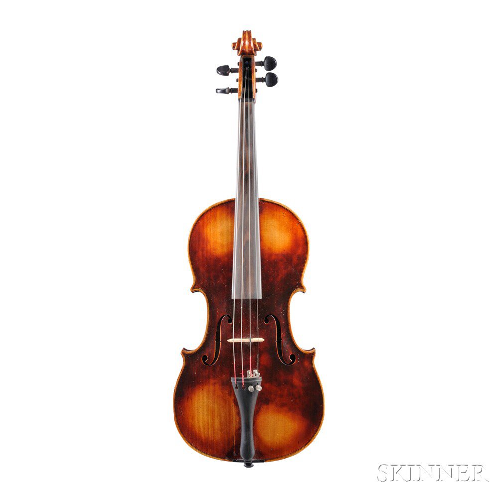 Appraisal: Modern German Violin E R Pfretzschner Markneukirchen bearing the maker's