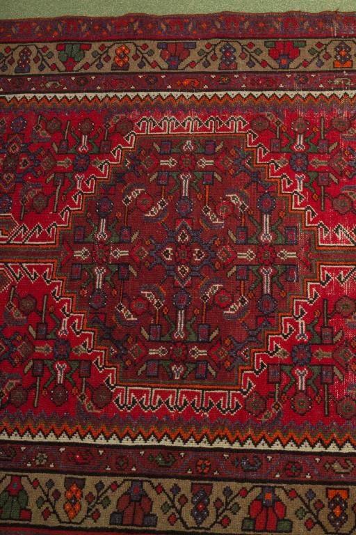 Appraisal: INDO-PERSIAN RUG th century the polychrome central medallion on an