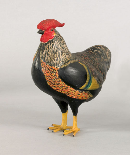 Appraisal: John Reber Lehigh County Pennsylvania - carved and painted rooster