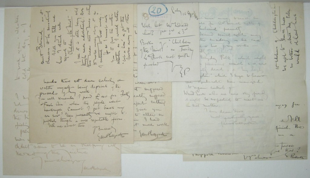 Appraisal: PHILLPOTTS EDEN Group of Autograph Letters Signed E P E