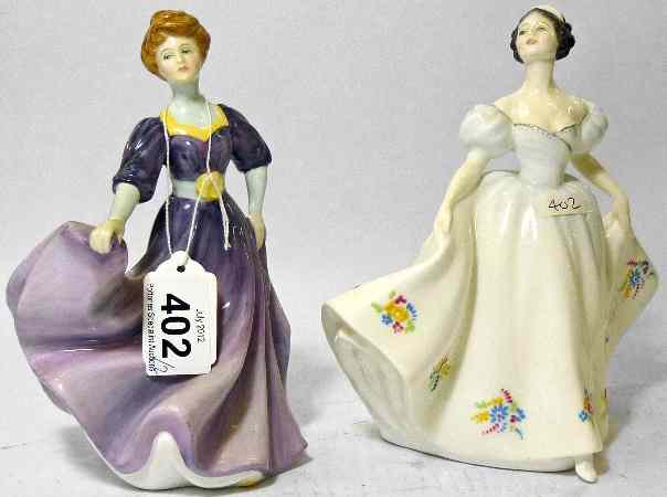 Appraisal: Royal Doulton Figures Kate HN and Jacqueline HN