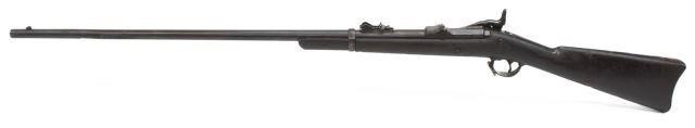 Appraisal: U S Springfield Model Trapdoor rifle sporterized by reducing the