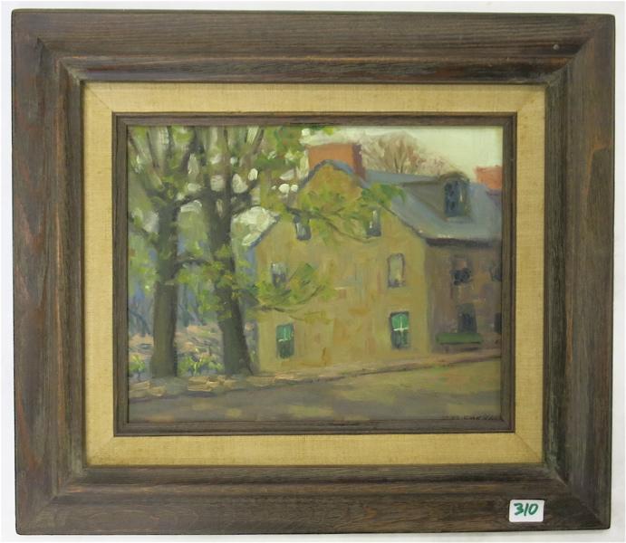 Appraisal: FRANKLIN PAUL SHERWOOD OIL ON BOARD California - House and