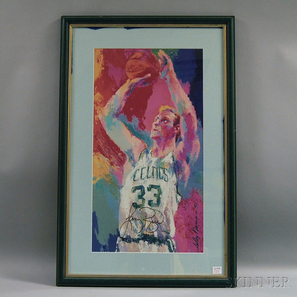 Appraisal: LeRoy Neiman American - for Larry Bird Signed within the