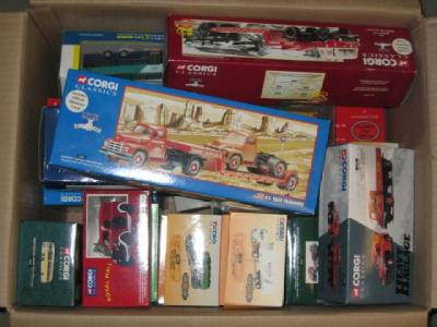 Appraisal: Twenty four Classics Models bus and commercial boxed E