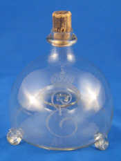 Appraisal: An antique glass wasp trap of conventional form and bearing