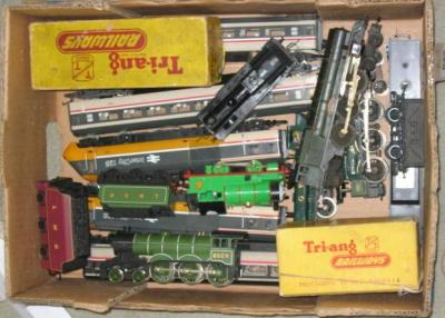 Appraisal: Various playworn trains by Triang and others including a G