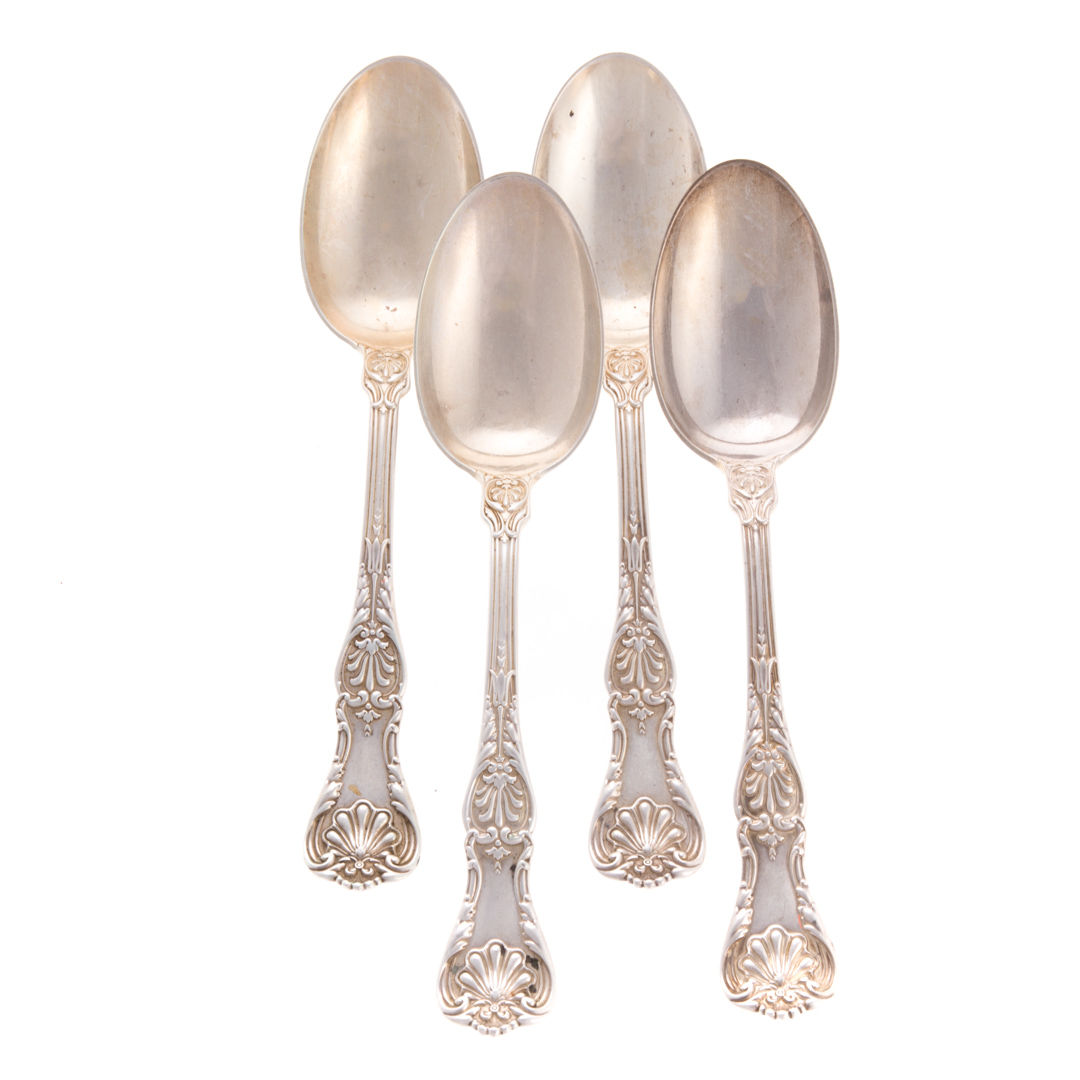 Appraisal: Gorham King George sterling serving spoons circa ozt