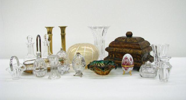 Appraisal: Group of Contemporary Decorator Accessories including Gambaro Poggi Murano glass