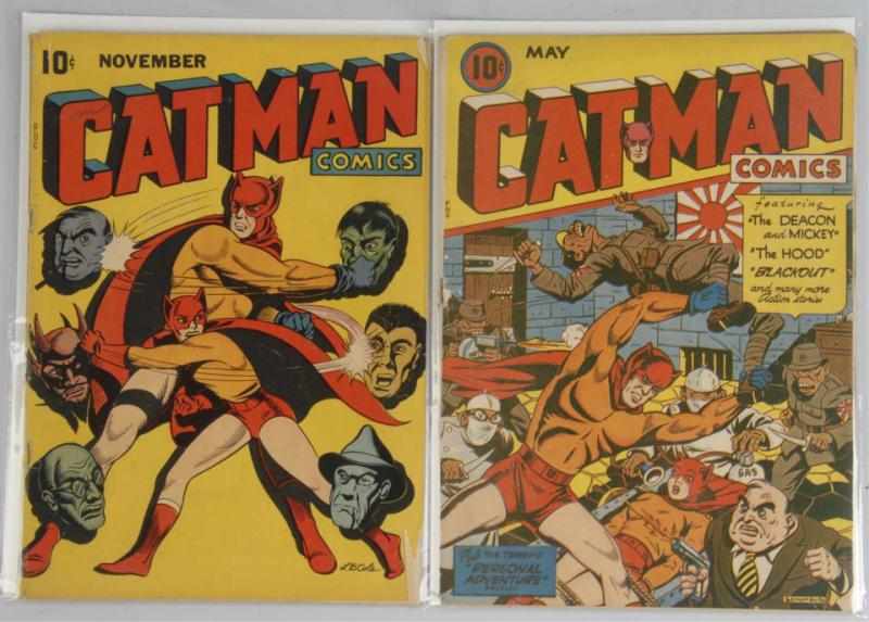 Appraisal: Lot of s Catman Comics Description This lot includes issues