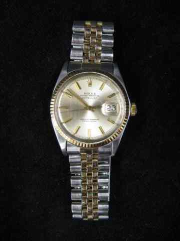 Appraisal: Rolex Man's Wristwatch stainless K Gold two tone date adjust