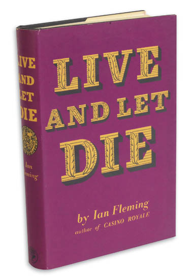 Appraisal: FLEMING IAN Live and Let Die vo gilt-stamped black cloth