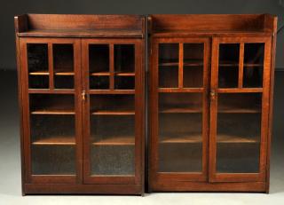 Appraisal: Pair of Limbert Arts Crafts Two Door Bookcases No Made