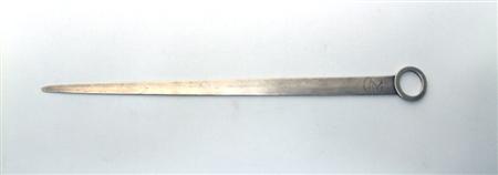 Appraisal: A George III meat skewer by J Douglas probably Edinburgh