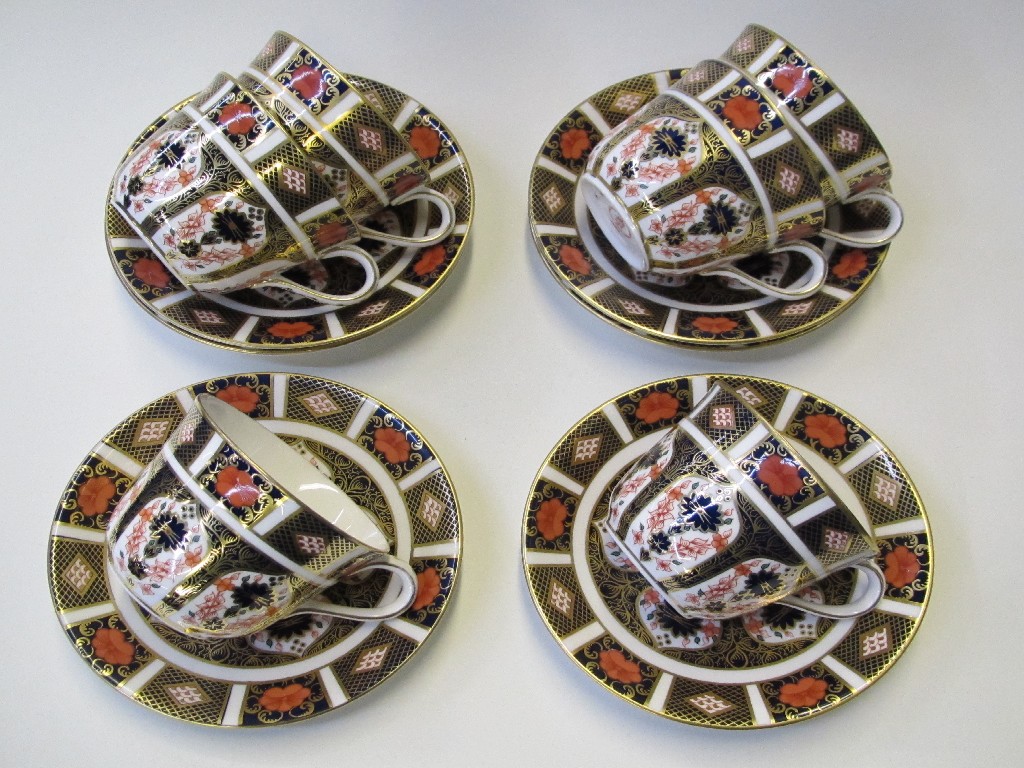 Appraisal: Six Royal Crown Derby cups and saucers