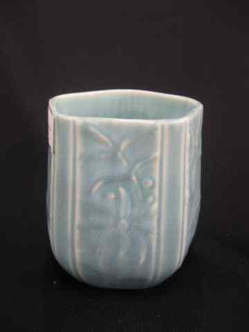 Appraisal: Rookwood Art Pottery Vase blue five panelsof flowers dated -