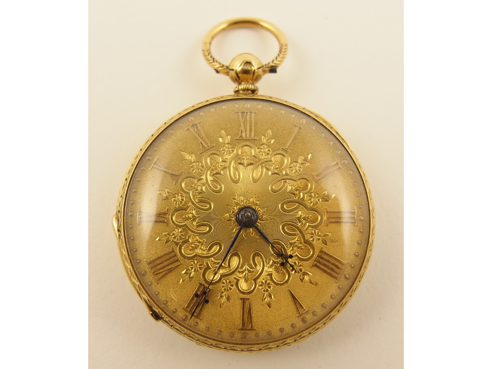 Appraisal: An ct pocket watch by Edward Blurton Stourbridge Approx date