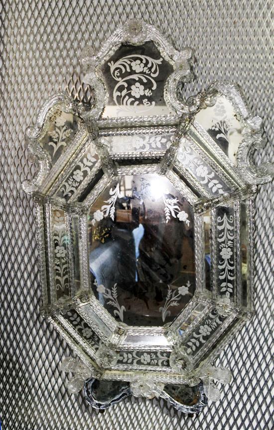 Appraisal: Sale Lot A Venetian Mirror Length overall inches Illinois