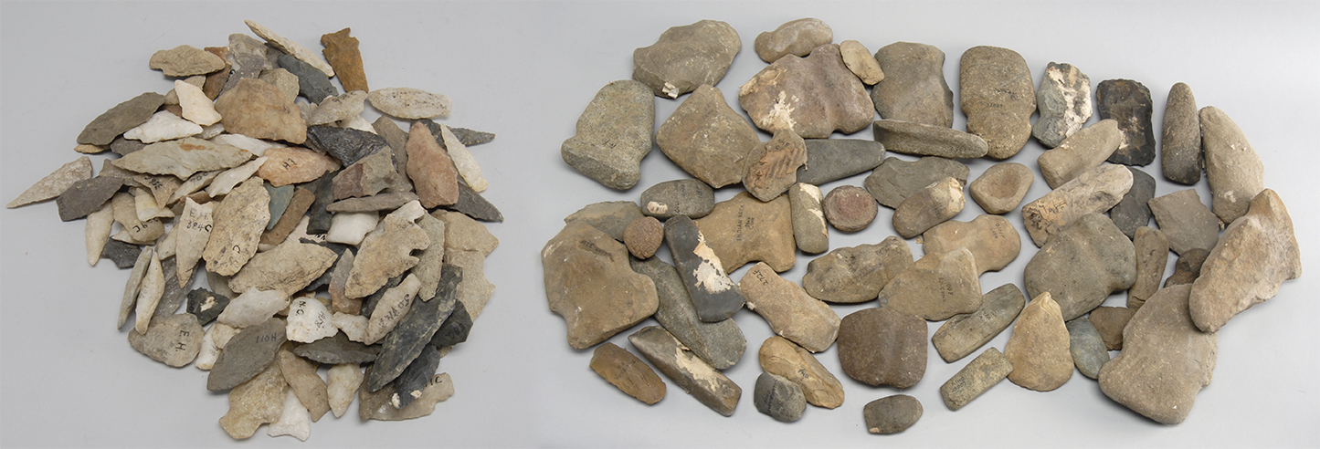 Appraisal: MORE THAN AMERICAN NATIVE ARTIFACTS Includes more than arrowheads and