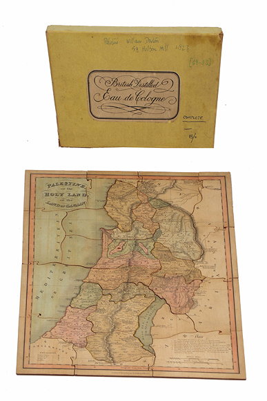 Appraisal: A REGENCY JIGSAW PUZZLE DEPICTING 'PALESTINE or The Holy Land