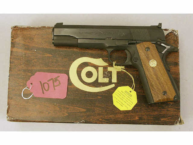 Appraisal: Colt Ace cal sn B Excellent service model appears unfired