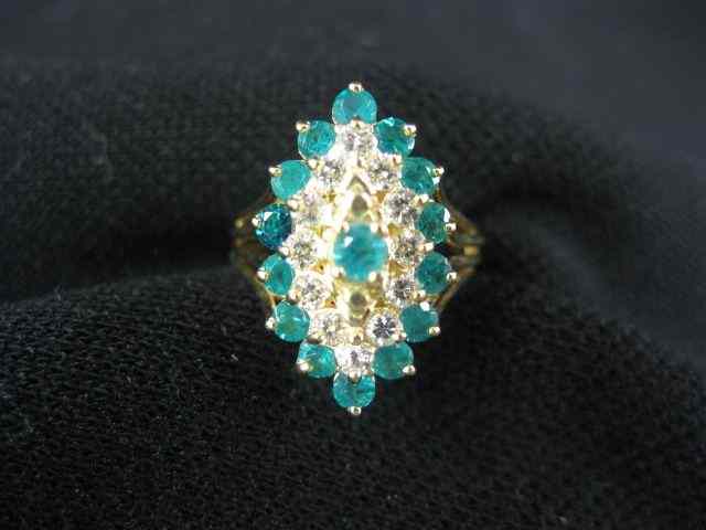 Appraisal: Emerald Diamond Ring emeralds totaling carats and diamonds totaling carat