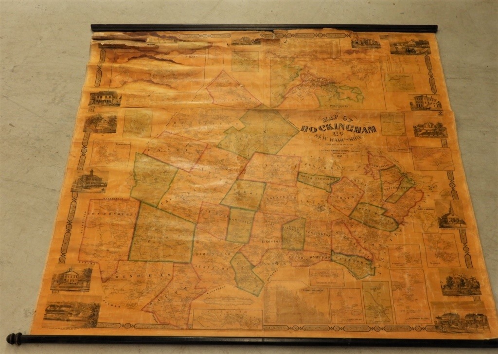 Appraisal: C J CHASE JUNE ROCKINGHAM CO NEW HAMPSHIRE MAP New