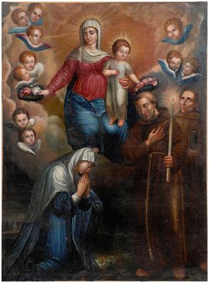 Appraisal: Old Master style painting Mary the Mother of God and