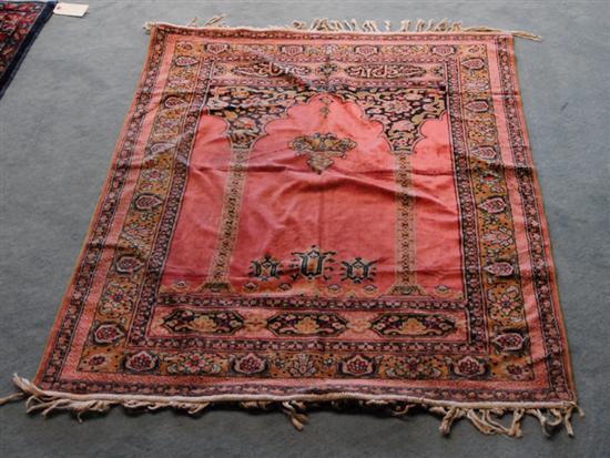 Appraisal: Alsace-Lorraine Prayer Rug machine-made ' x '