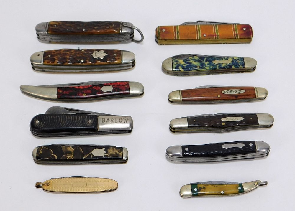 Appraisal: PC American Assorted Pocket Knives Group United States Early th