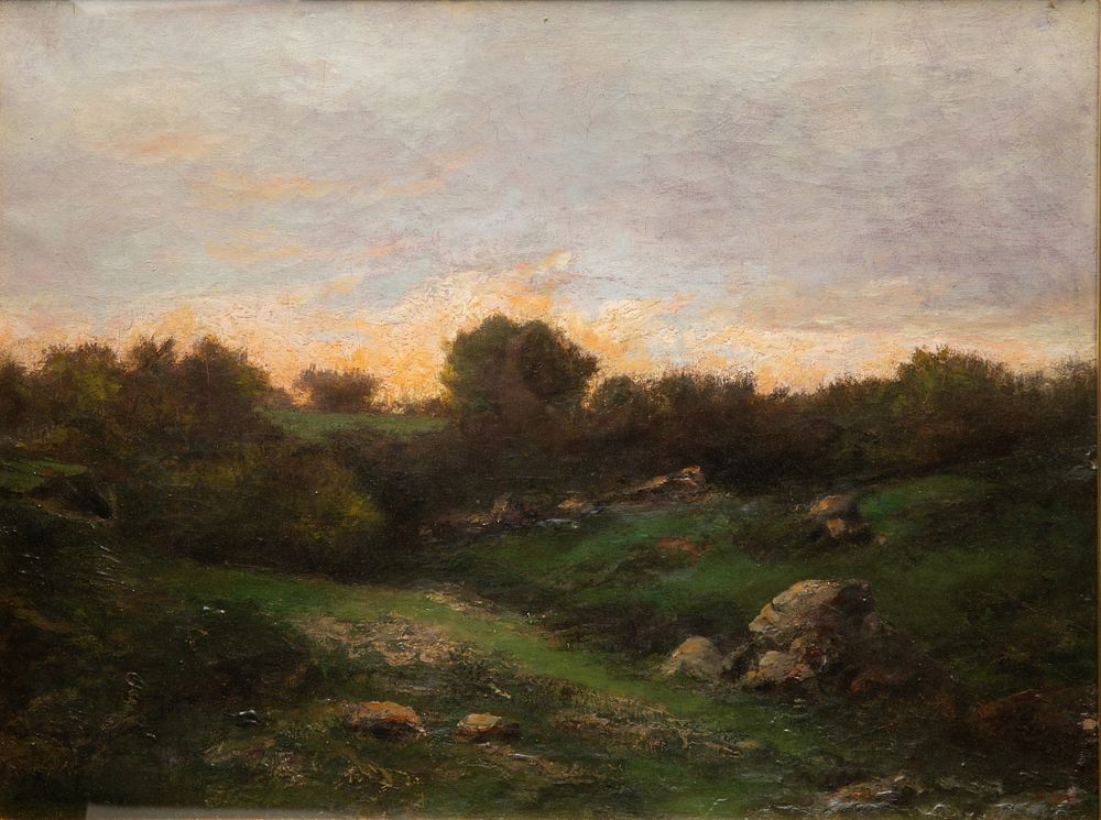 Appraisal: CHARLES-FRANCOIS DAUBIGNY FRENCH - CHARLES-FRANCOIS DAUBIGNY FRENCH - Barbizon Landscape