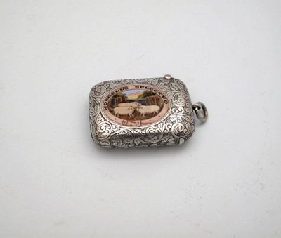 Appraisal: A late Victorian Advertising vesta case by William James Dingley